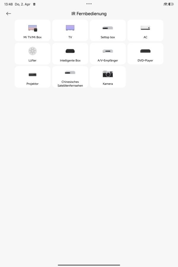 Xiaomi pad 8 IR Blaster Xiaomi pad 8 IR Blaster