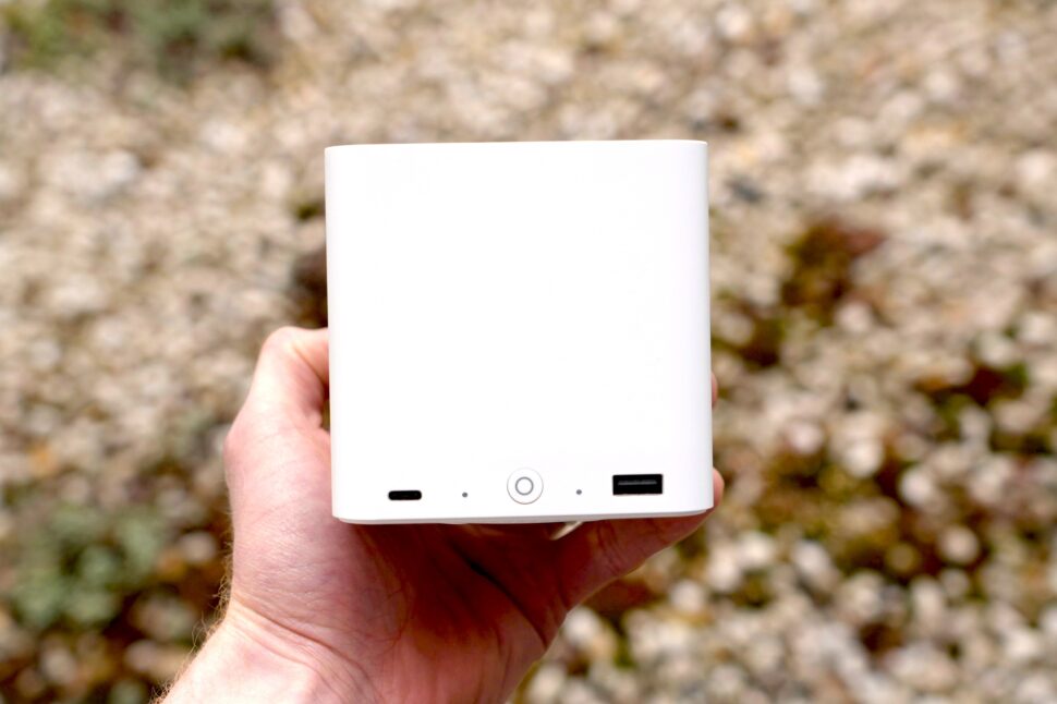 Beelink EX Mate Pro Vorderseite Anschluesse Detail 1 Beelink EX Mate Pro Vorderseite Anschluesse Detail 1