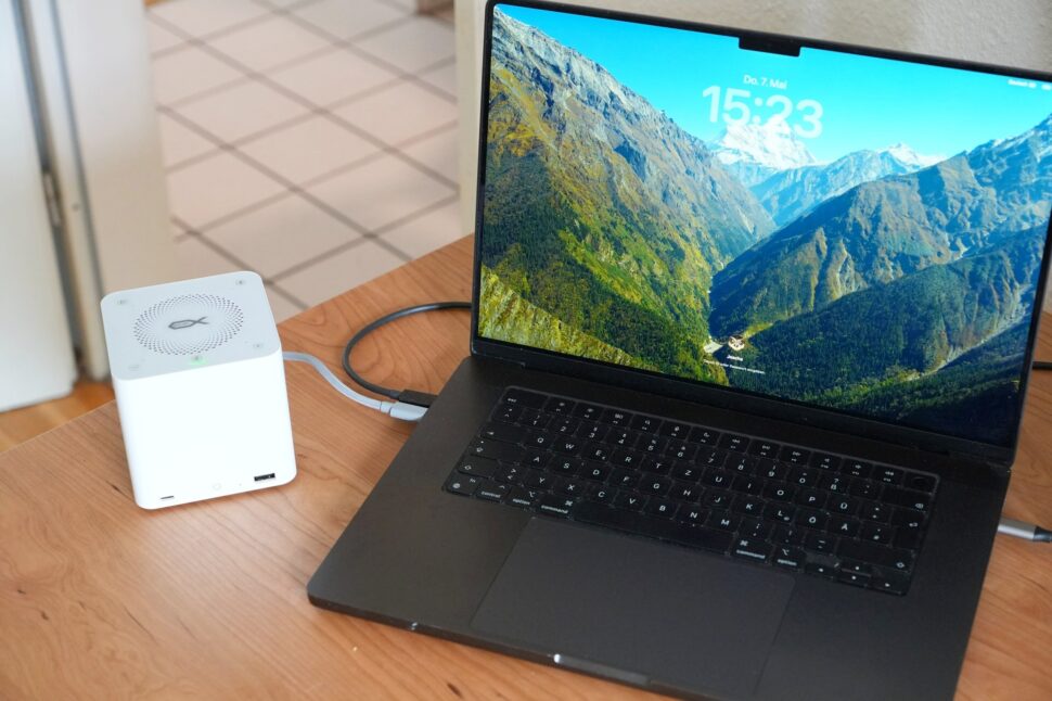 Beelink EX Mate Pro am MacBook Pro Beelink EX Mate Pro am MacBook Pro
