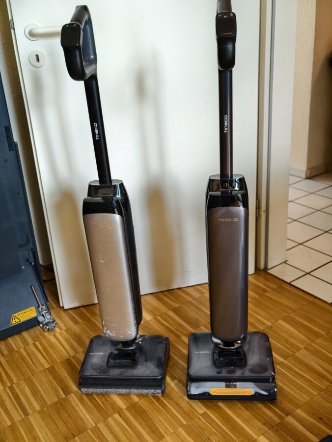 Tineco Floor One S9 Artist Steam Pro Geraet und Vorgaenger Vergleich Tineco Floor One S9 Artist Steam Pro Geraet und Vorgaenger Vergleich
