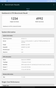Honor MagicPad 4 Test Benchmark 1 Honor MagicPad 4 Test Benchmark 1