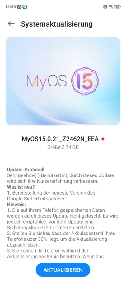 Test Nubia Focus2 System 5 Test Nubia Focus2 System 5