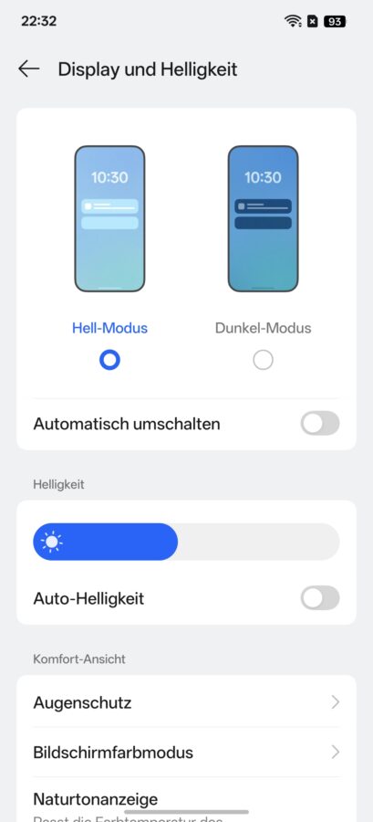 Oppo Find X9 Ultra Display und Helligkeit Oppo Find X9 Ultra Display und Helligkeit