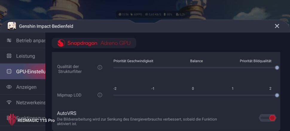 RedMagic 11S Pro Test GameSpace 4 RedMagic 11S Pro Test GameSpace 4
