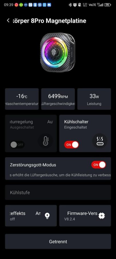 RedMagic Cryo Cooler 8 Pro Test App2 RedMagic Cryo Cooler 8 Pro Test App2