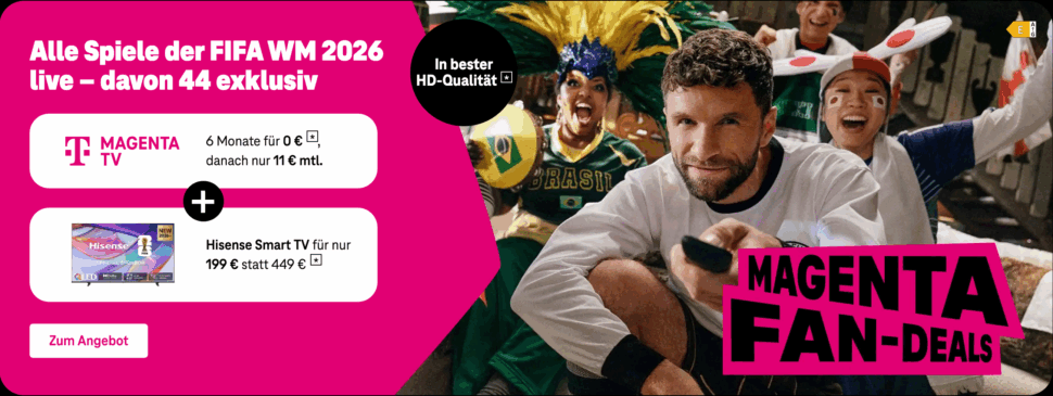 MagentaTV Hisense QLED Aktion MagentaTV Hisense QLED Aktion