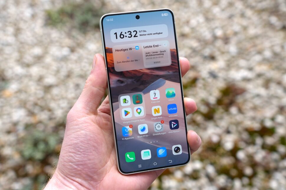 Vivo X300 Ultra Display Mittelansicht Vivo X300 Ultra Display Mittelansicht