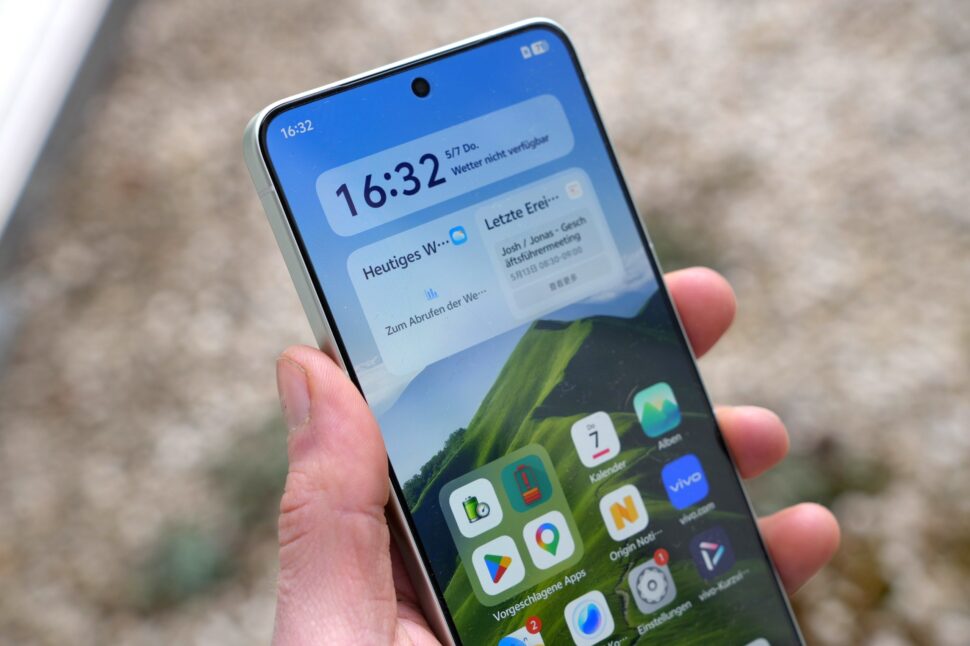 Vivo X300 Ultra Display Nahansicht Vivo X300 Ultra Display Nahansicht