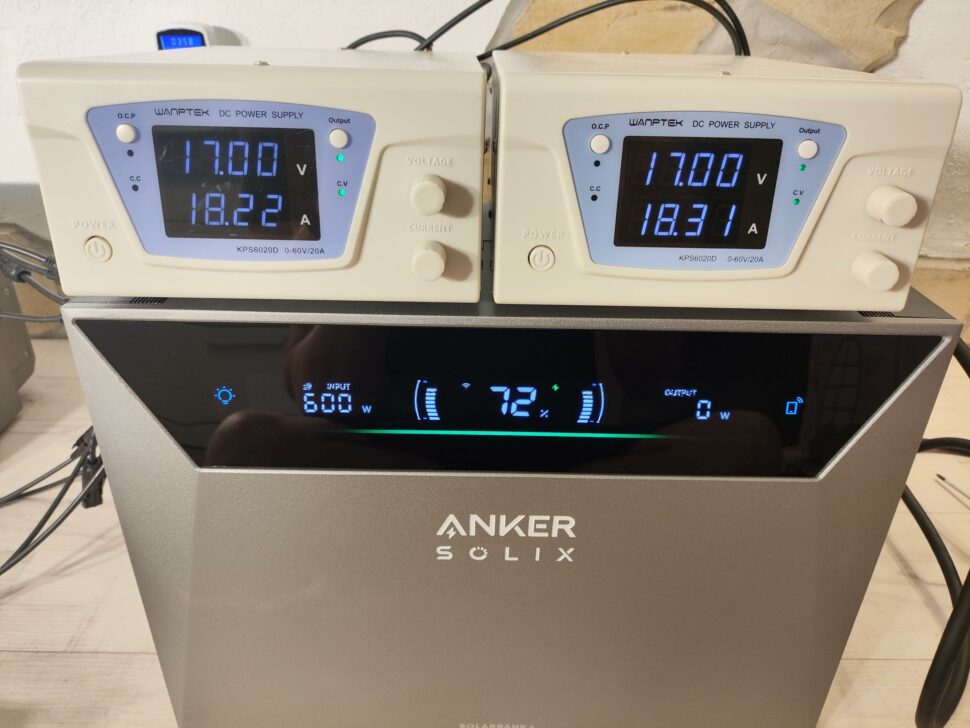Anker Solarbank 4 Pro Testbetrieb 2 Anker Solarbank 4 Pro Testbetrieb 2