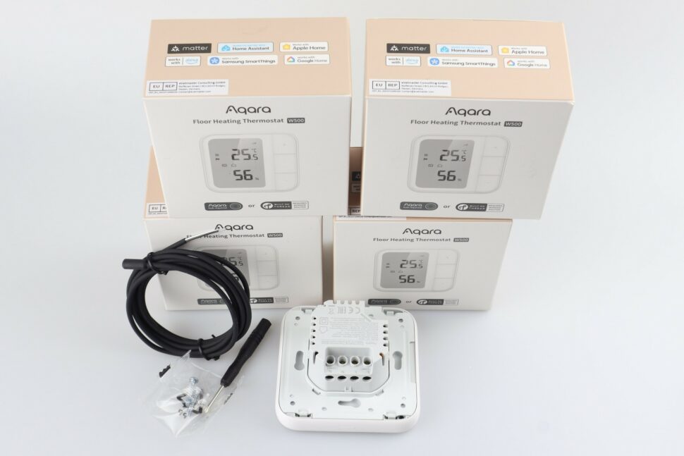 Aqara W500 Test Setup mit Boxen und Kabel 2 Aqara W500 Test Setup mit Boxen und Kabel 2