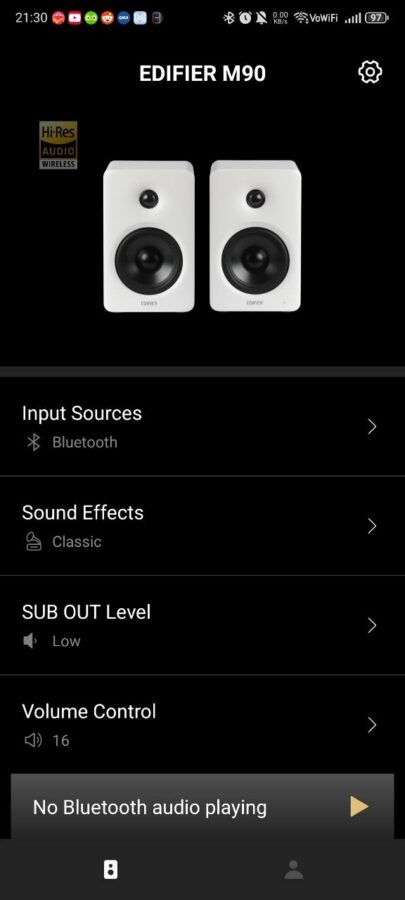 Edifier M90 Test App 6 Edifier M90 Test App 6