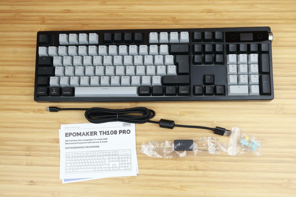 Epomaker TH108 Pro Lieferumfang Epomaker TH108 Pro Lieferumfang