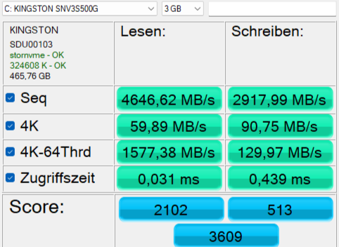 Geekom A7 20226 AS SSDkMark SSD Geekom A7 20226 AS SSDkMark SSD