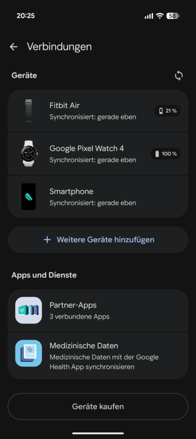 Google Fitbit Air Screenshot I Google Fitbit Air Screenshot I