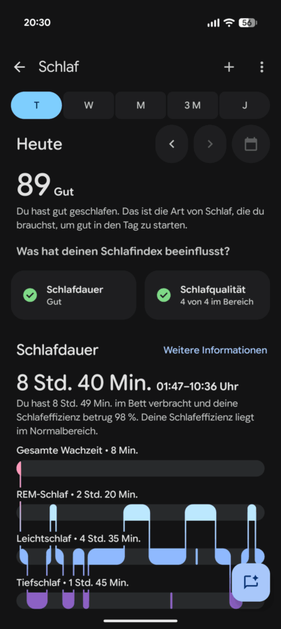 Google Fitbit Air Screenshot III Google Fitbit Air Screenshot III