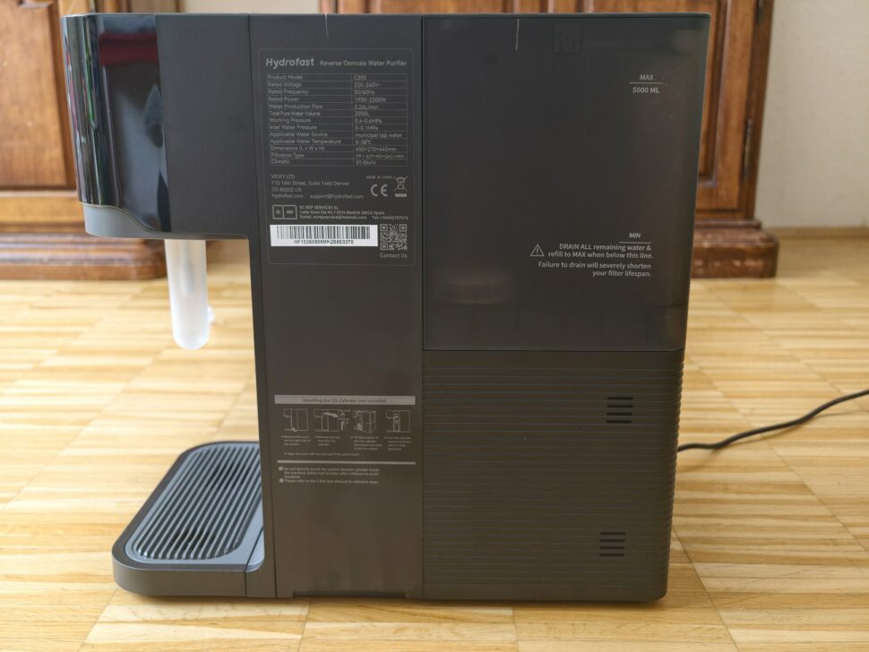 Hydrofast C300 Pro Frontansicht Hydrofast C300 Pro Frontansicht