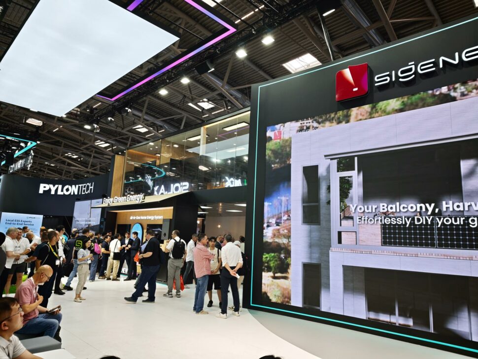 Sigenergy grosser Messestand Sigenergy grosser Messestand
