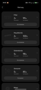 Roborock Qrevo S Pro Test Screenshot Wartung Roborock Qrevo S Pro Test Screenshot Wartung