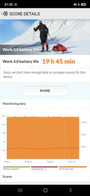 Samsung Galaxy A57 Test Screenshot Akku 1 Samsung Galaxy A57 Test Screenshot Akku 1
