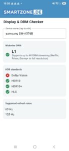 Samsung Galaxy A57 Test Screenshot DRM Samsung Galaxy A57 Test Screenshot DRM