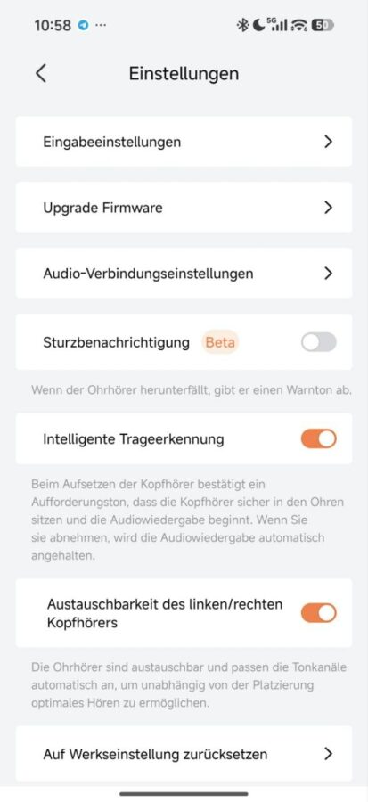 Shokz OpenDots 2 App Einstellungen Funktionen 3 Shokz OpenDots 2 App Einstellungen Funktionen 3