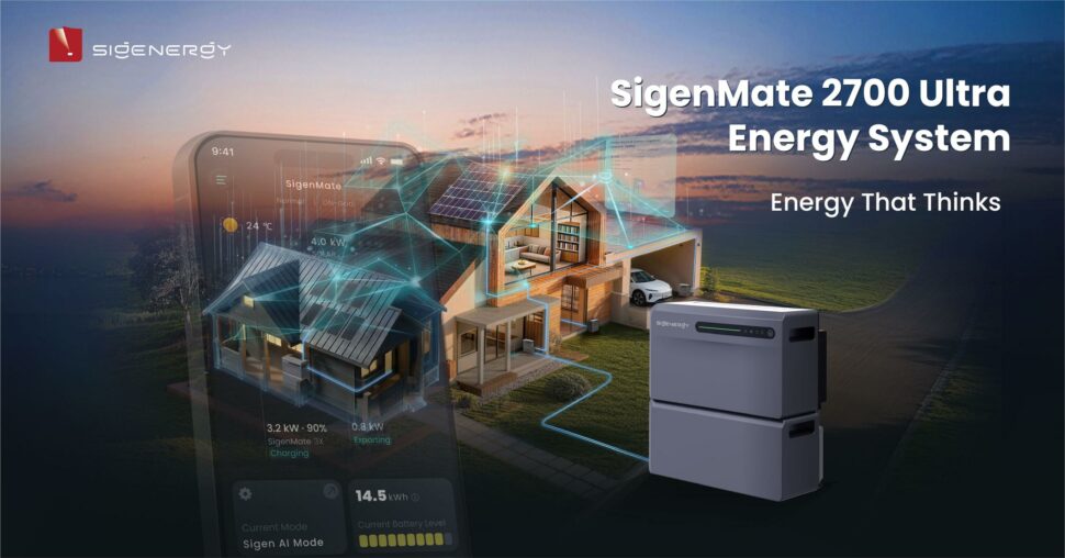 Sigenergy SigenMate 2700 Ultra vorgestellt 1 Sigenergy SigenMate 2700 Ultra vorgestellt 1