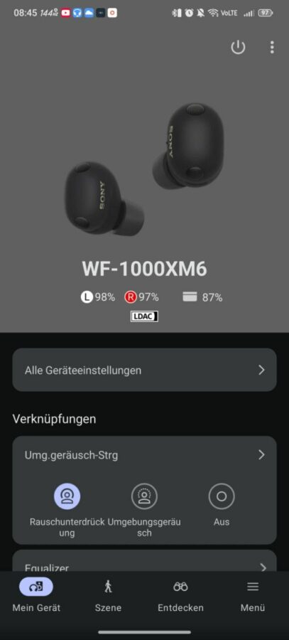 Sony WF1000XM6 Test App 11 Sony WF1000XM6 Test App 11
