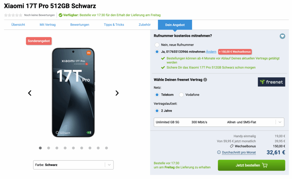Xiaomi 17T Pro Gomibo Deal Telekom Unlimited Xiaomi 17T Pro Gomibo Deal Telekom Unlimited