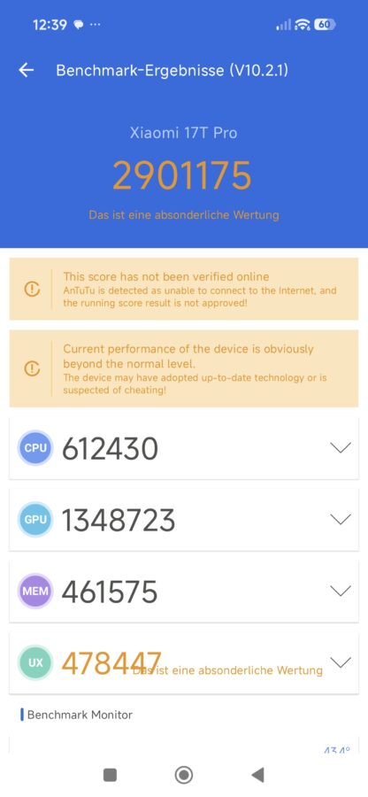 Xiaomi 17T Pro AnTuTu v10 Xiaomi 17T Pro AnTuTu v10