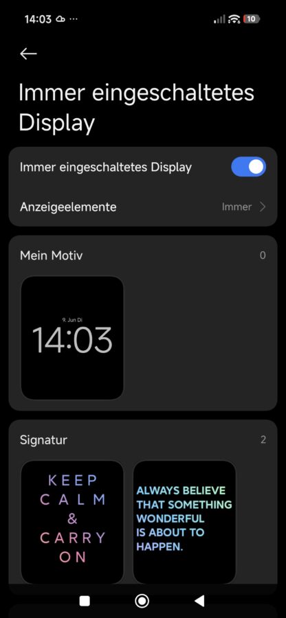 Xiaomi 17T Pro Display Settings Always On Display Xiaomi 17T Pro Display Settings Always On Display
