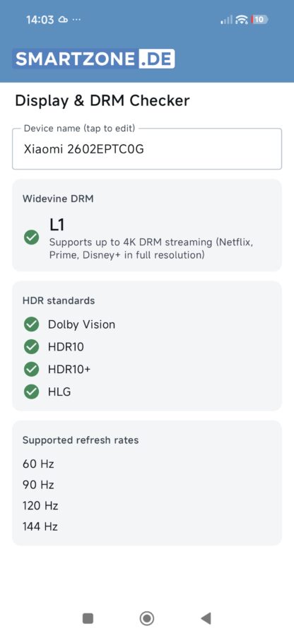 Xiaomi 17T Pro Widevine L1 Xiaomi 17T Pro Widevine L1