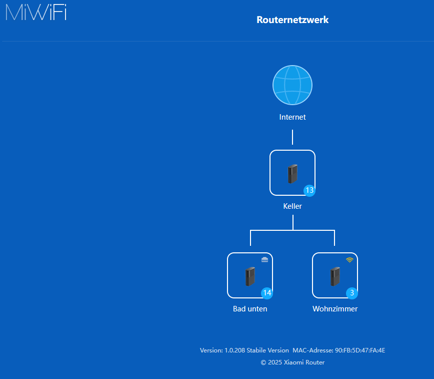 Xiaomi BE3600 Pro Test Weboberflaeche 1 Xiaomi BE3600 Pro Test Weboberflaeche 1