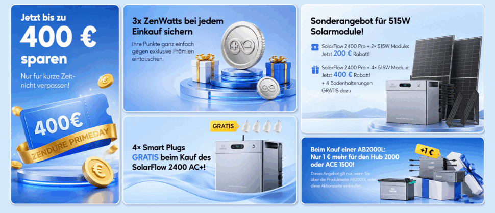 Zendure Prime Day Deals starten Zendure Prime Day Deals starten