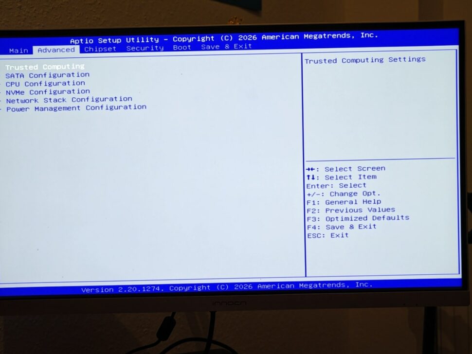 Blackview MP50 BIOS Advanced Blackview MP50 BIOS Advanced