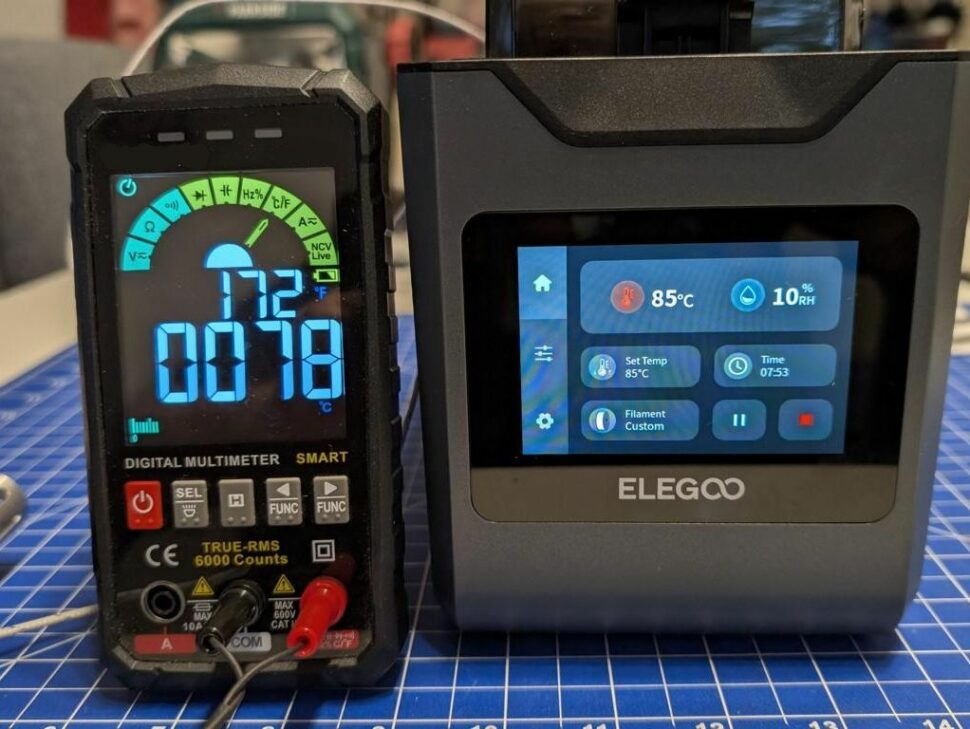 Elegoo H1HT 10 H1HT Messunterschiede