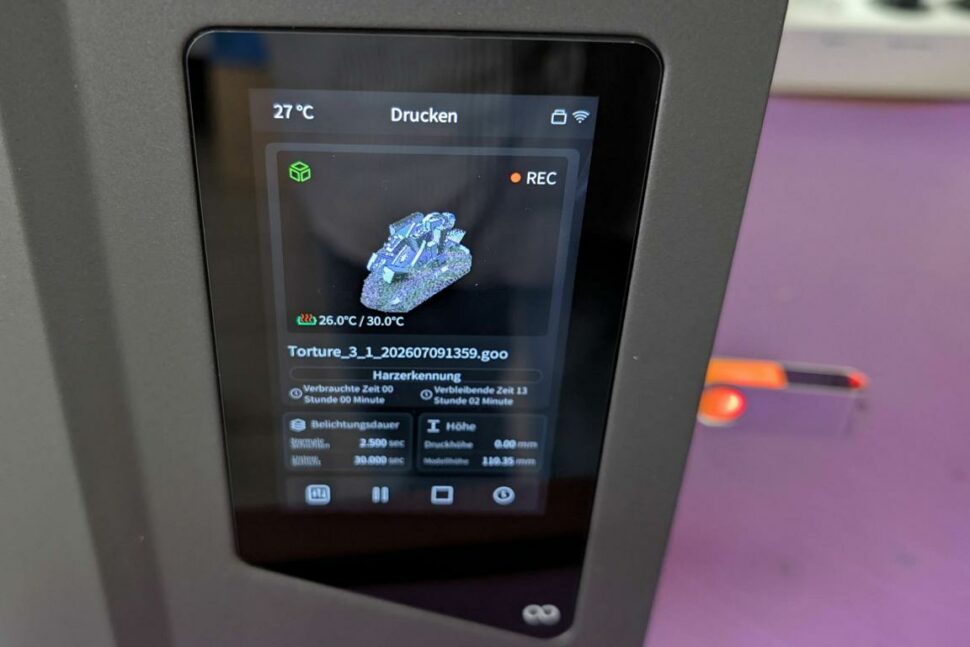Elegoo Jupiter 2 55 Elegoo Jupiter 2 Display