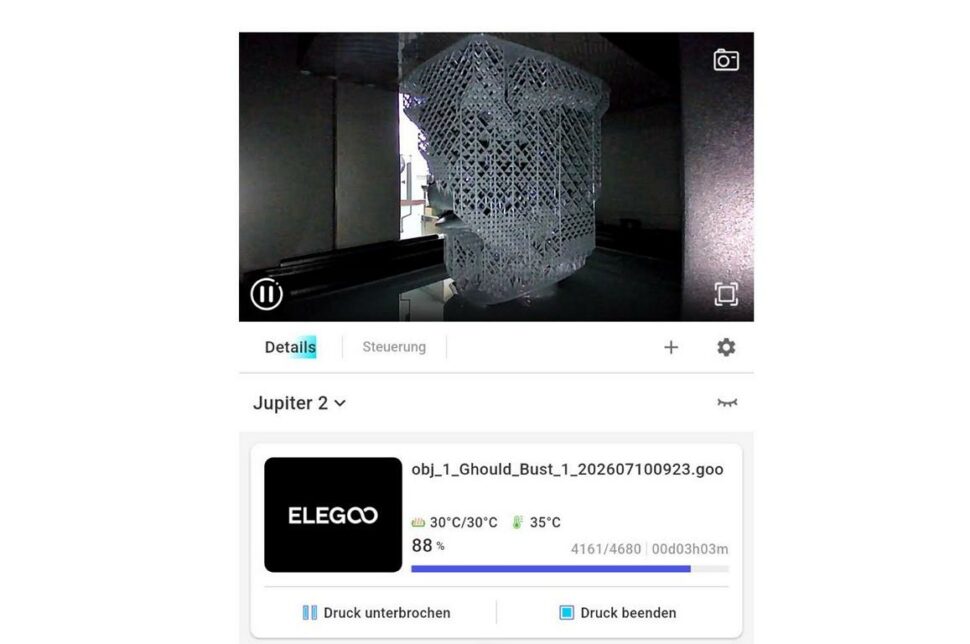 Elegoo Jupiter 2 82 Elegoo Jupiter 2 Kamera
