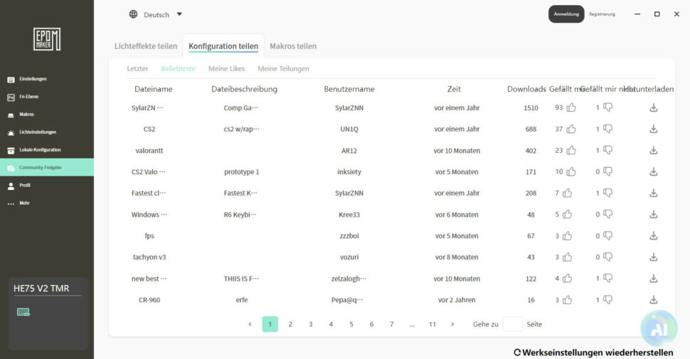Epomaker HE75 TMR Test App 3 Epomaker HE75 TMR Test App 3