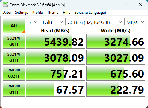 Geekom IT13 Max CrystaldiskMark SSD Geekom IT13 Max CrystaldiskMark SSD