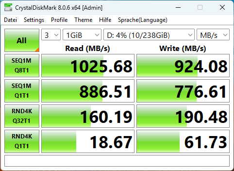 Geekom IT13 Max CrystaldiskMark USB A V3 Geekom IT13 Max CrystaldiskMark USB A V3