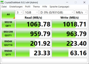 Test Geekom M16 SSD bench 3 Test Geekom M16 SSD bench 3