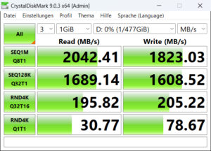 Test Geekom M16 SSD bench 4 Test Geekom M16 SSD bench 4