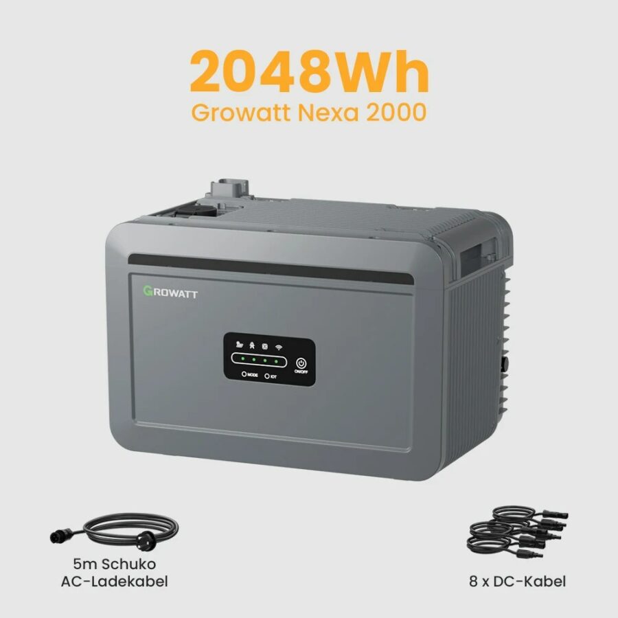 growatt nexa 2000 banner i Growatt NEXA 2000 Balkonkraftwerk-Speicher