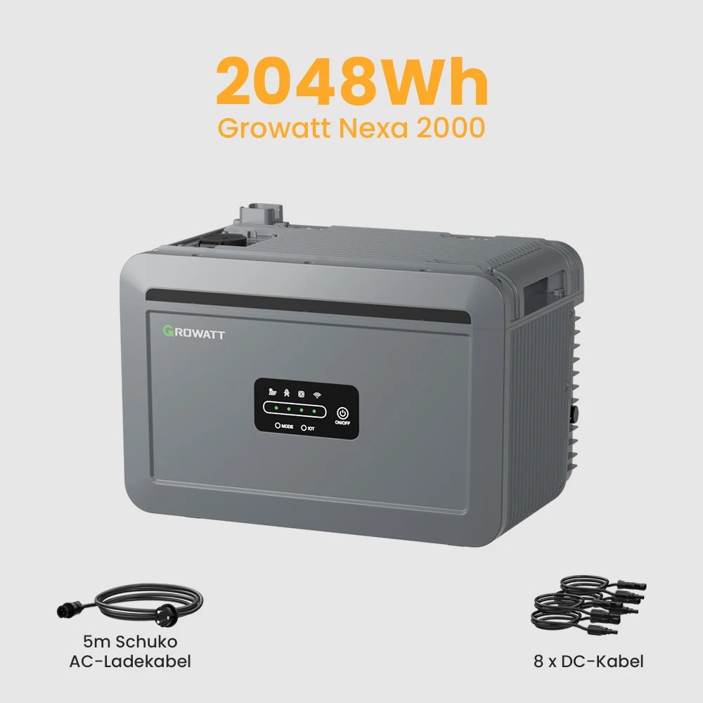 Growatt NEXA 2000 Balkonkraftwerk-Speicher