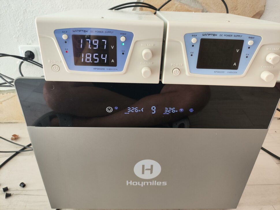 Hoymiles HiBattery 4020 X Testbetrieb 1 Hoymiles HiBattery 4020 X Testbetrieb 1