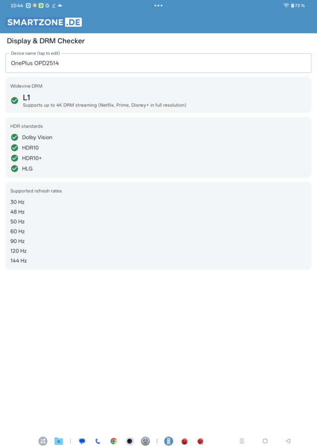 OnePlus Pad 4 DRM Widevine L1 OnePlus Pad 4 DRM Widevine L1