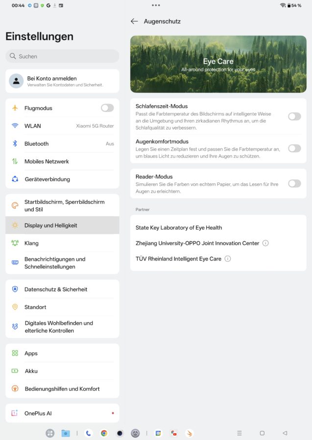 OnePlus Pad 4 Display Settings 2 OnePlus Pad 4 Display Settings 2