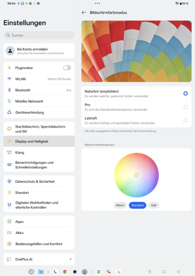 OnePlus Pad 4 Display Settings 3 OnePlus Pad 4 Display Settings 3