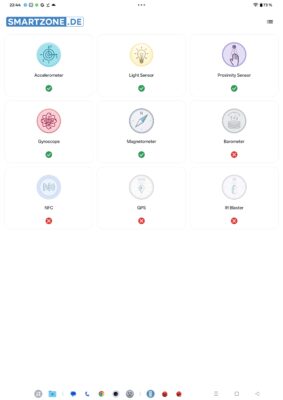 OnePlus Pad 4 Sensortest OnePlus Pad 4 Sensortest