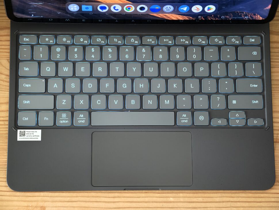 OnePlus Pad 4 Tastatur Layout OnePlus Pad 4 Tastatur Layout